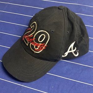 Vintage Signature John Smoltz Atlanta Braves Hat